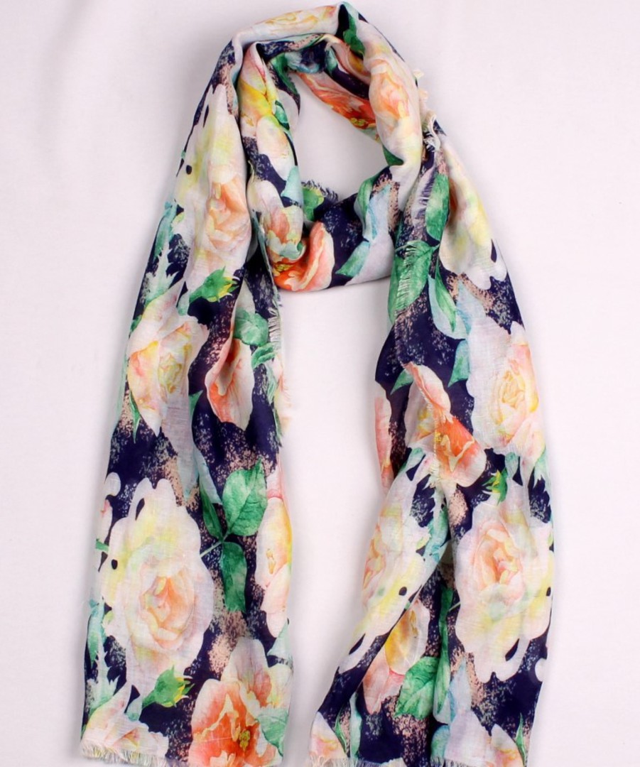 Alice & Lily printed  scarf floral yellow Style:SC/4744YEL image 0